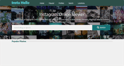 Desktop Screenshot of instahello.com